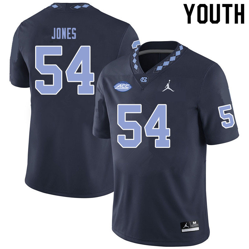 Jordan Brand Youth #54 Avery Jones North Carolina Tar Heels College Football Jerseys Sale-Black